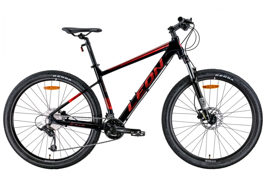 Фотография Велосипед Leon XC-70 AM HDD 27,5" рама L (2022) Черно-красный